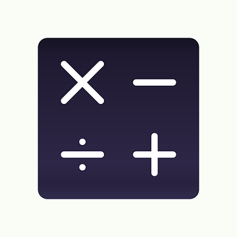 Mathematical Operations Icon PNG