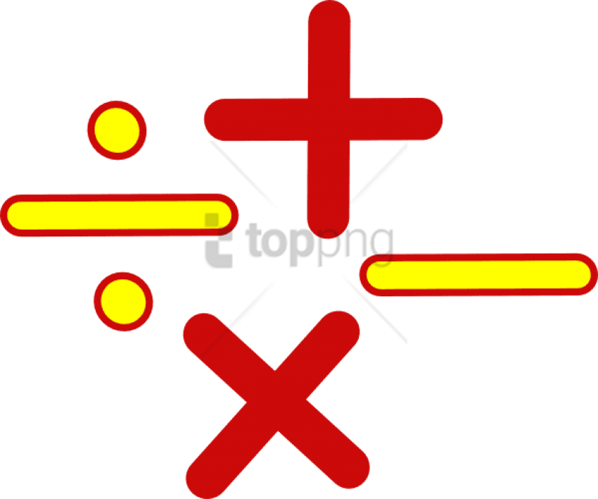 Mathematical Operations Icons PNG
