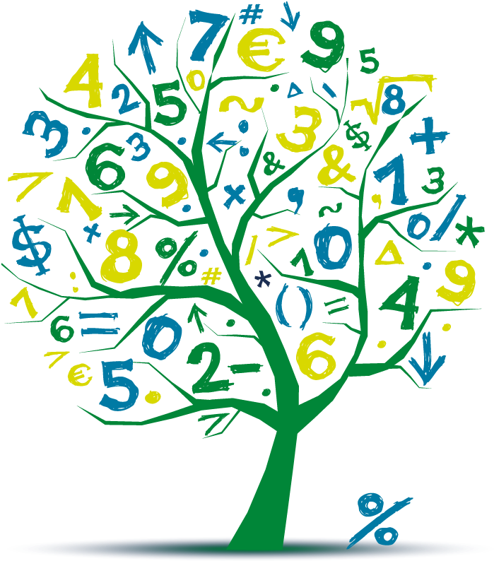 Mathematical Tree Concept Art PNG