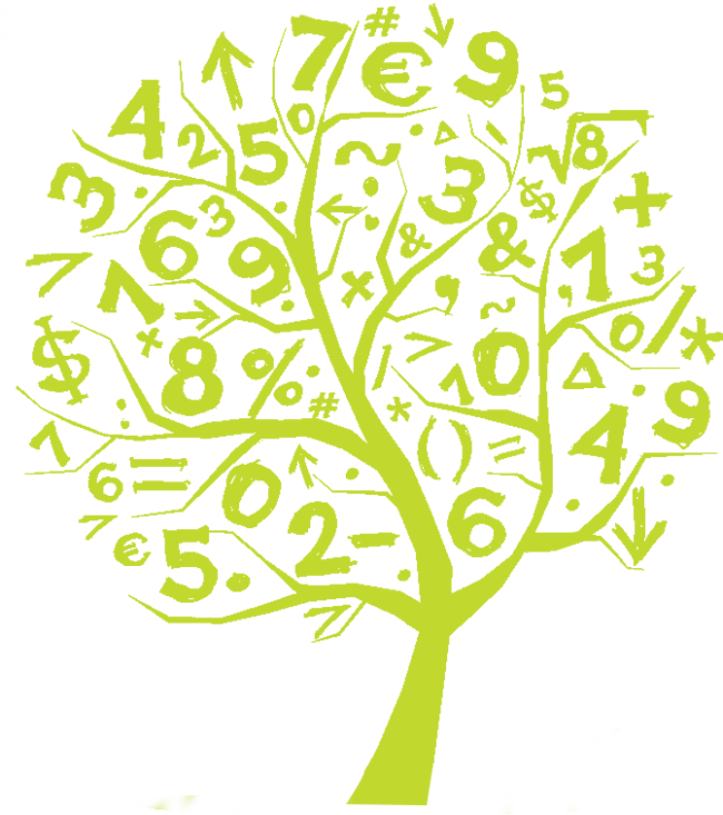 Mathematical Tree Illustration PNG