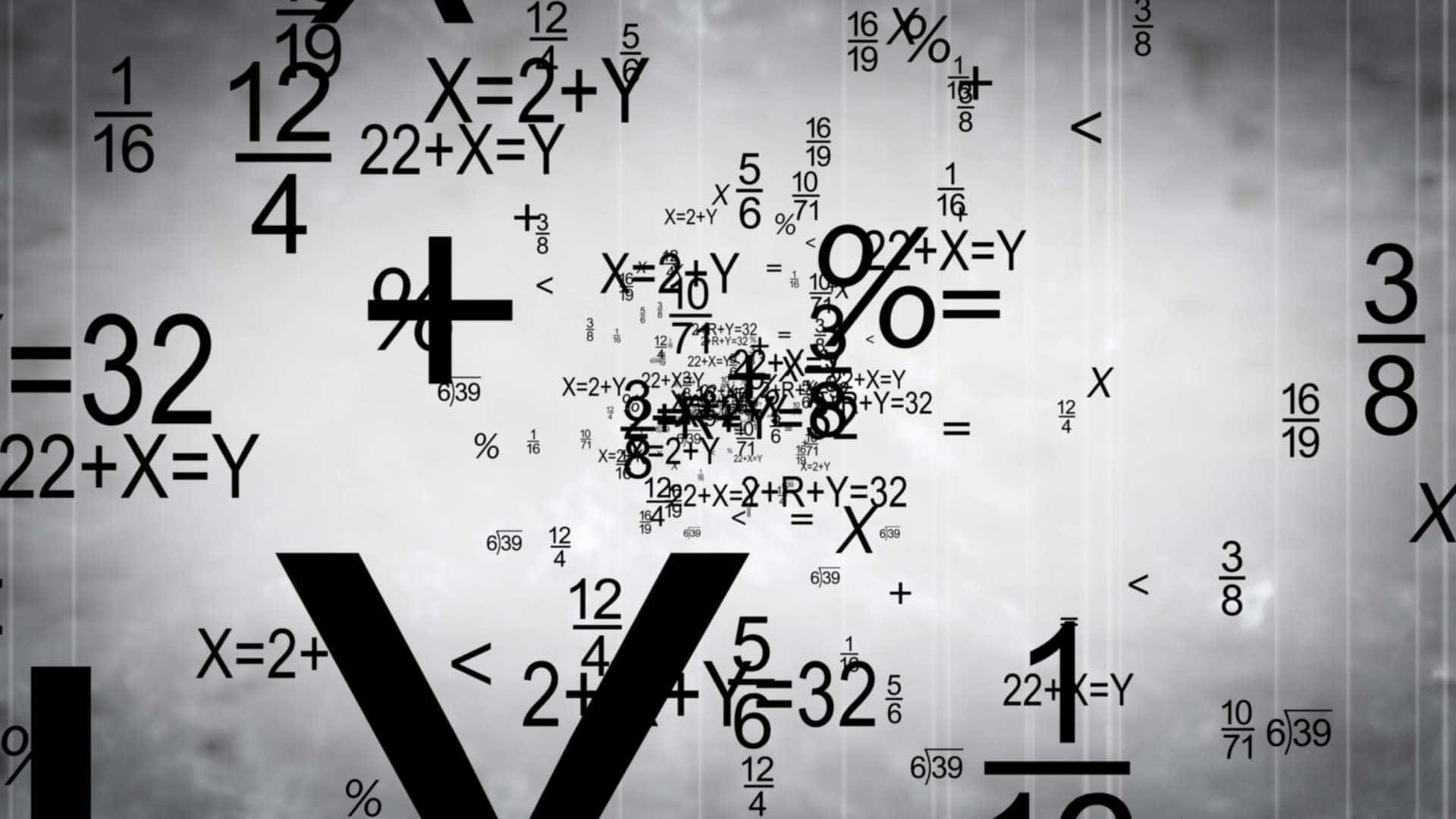 A Black And White Image Of Numbers And Letters
