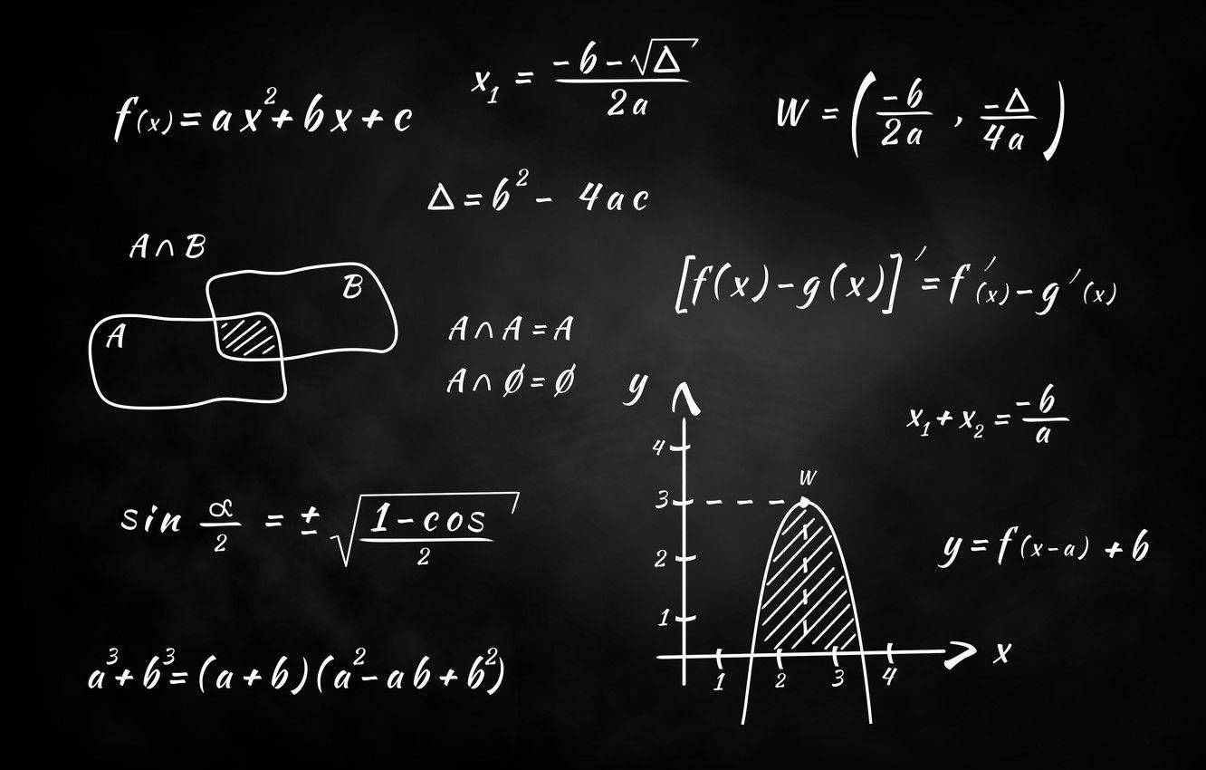 Mathematics Equation And Diagram Wallpaper