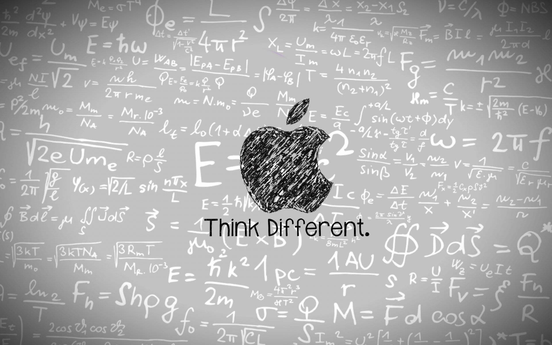 Mathematics Equation With Apple Logo Picture