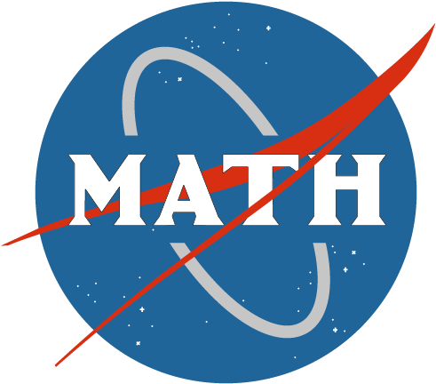 Mathematics Space Theme Logo PNG