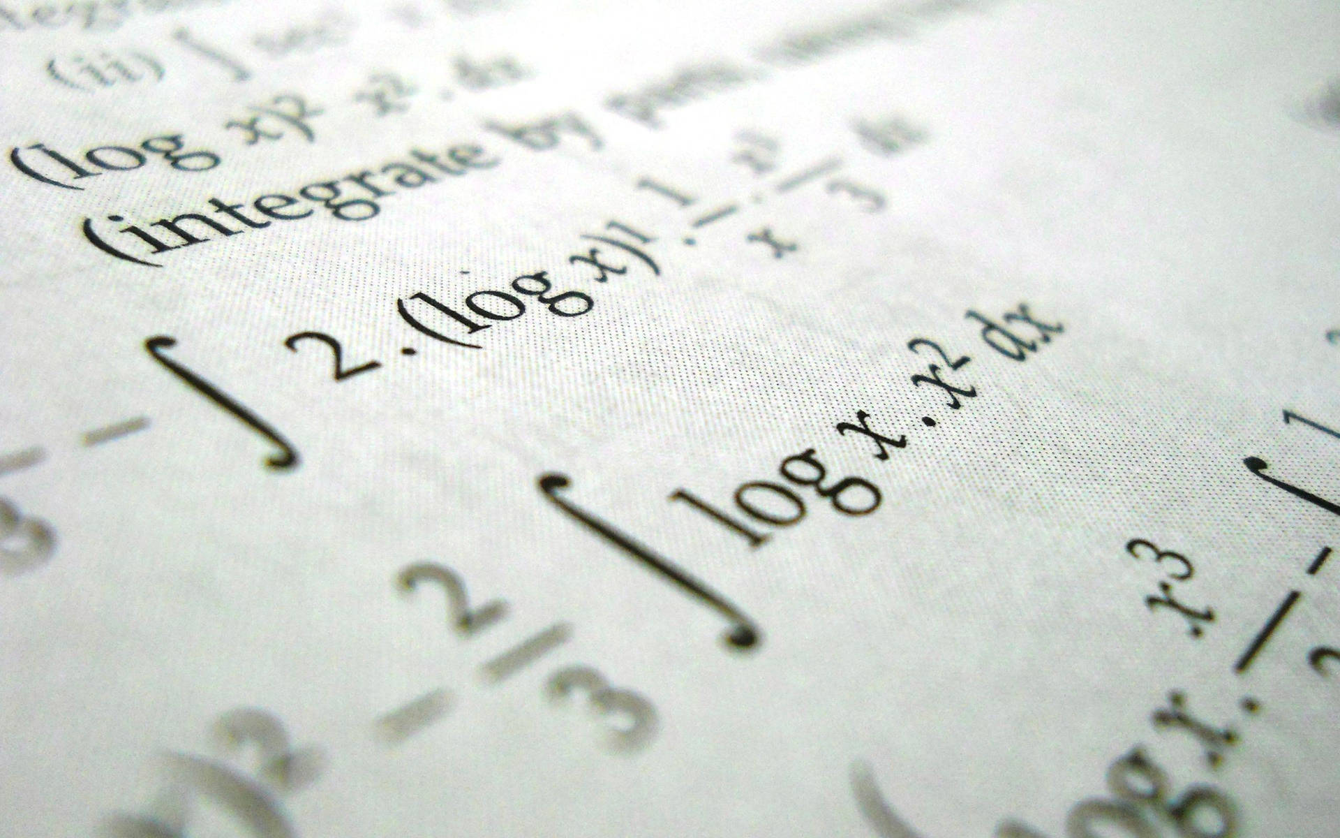Mathematics Test Questionnaire Wallpaper