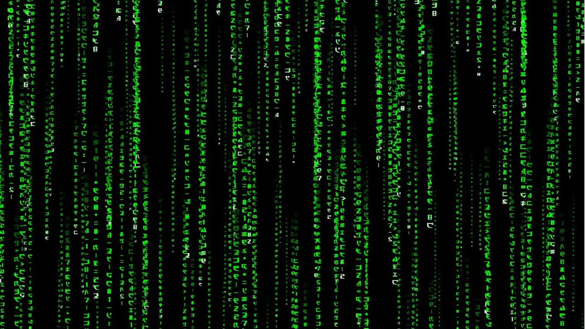 Denhypnotiska Matrix-koden Wallpaper