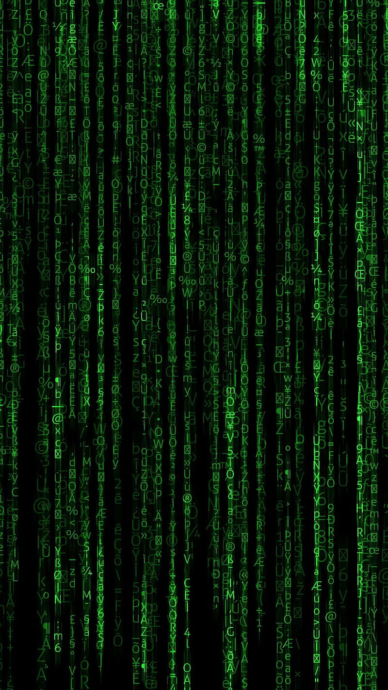 Følg Matrix koden design. Wallpaper