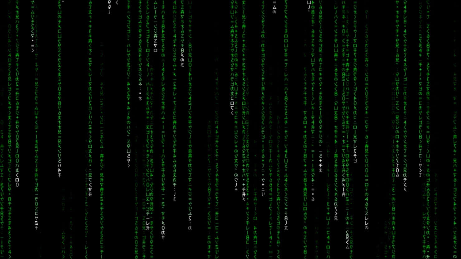 Matrix-kode 1480 X 832 Wallpaper