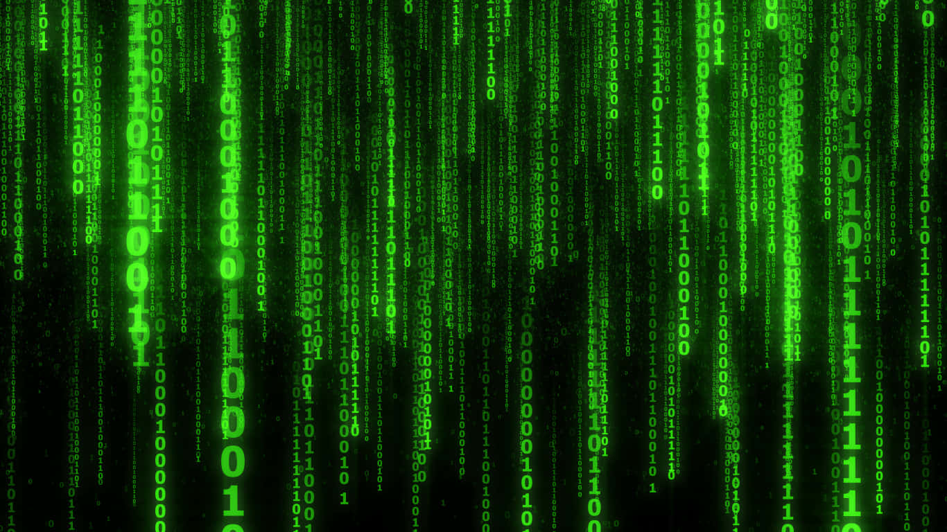 Matrix-kode 1366 X 768 Wallpaper