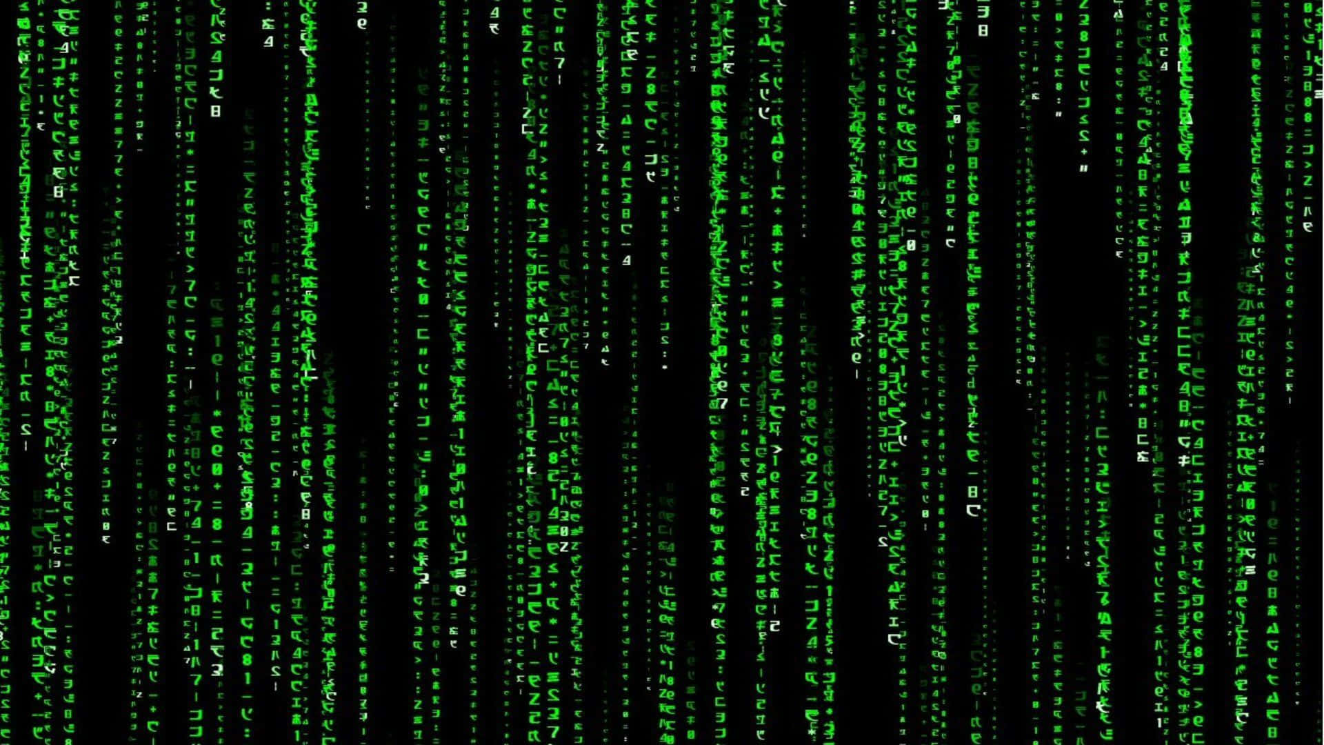 The Matrix - Cracking the Code Wallpaper