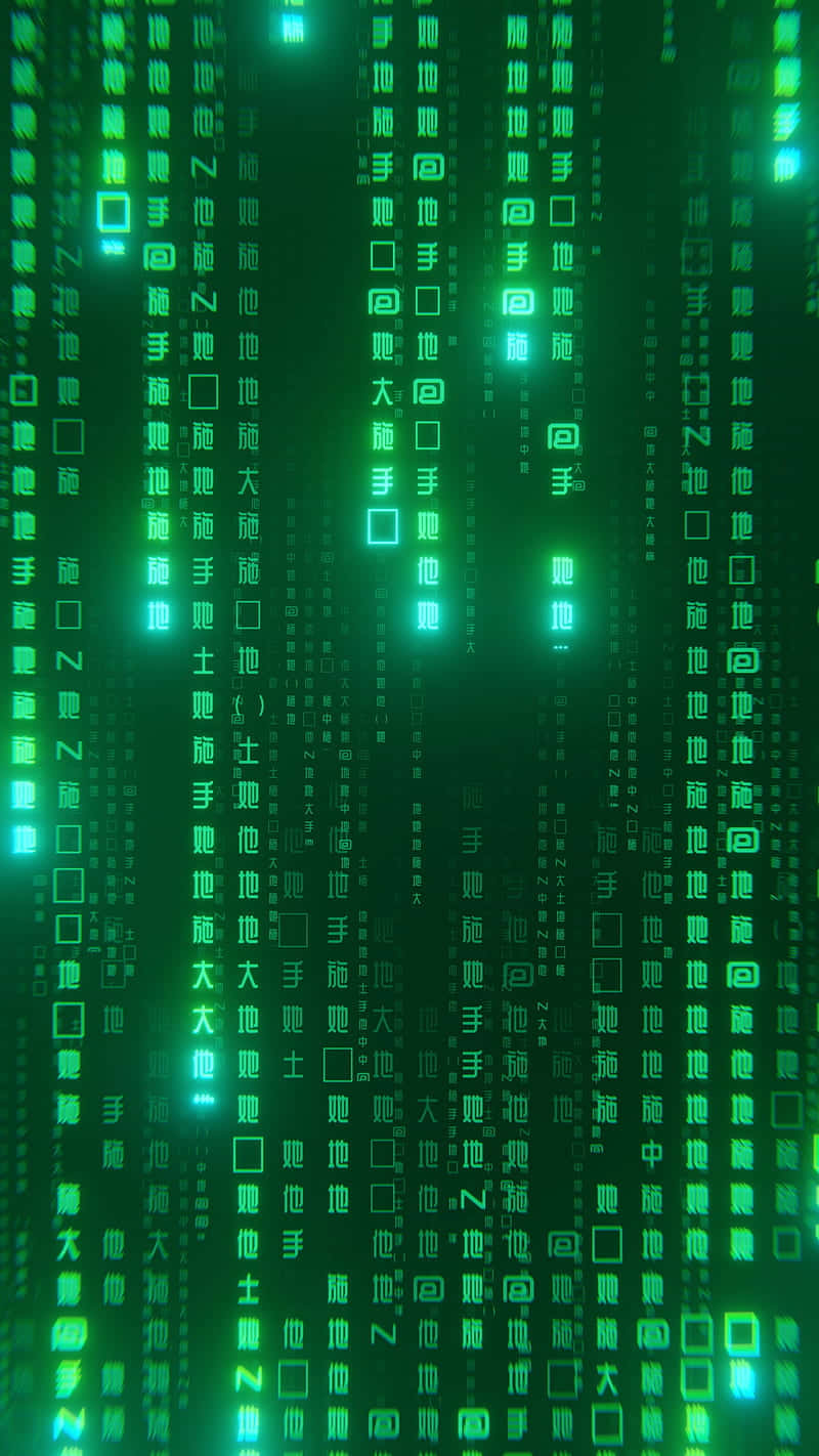 "Explore the hidden mysteries of the Matrix." Wallpaper