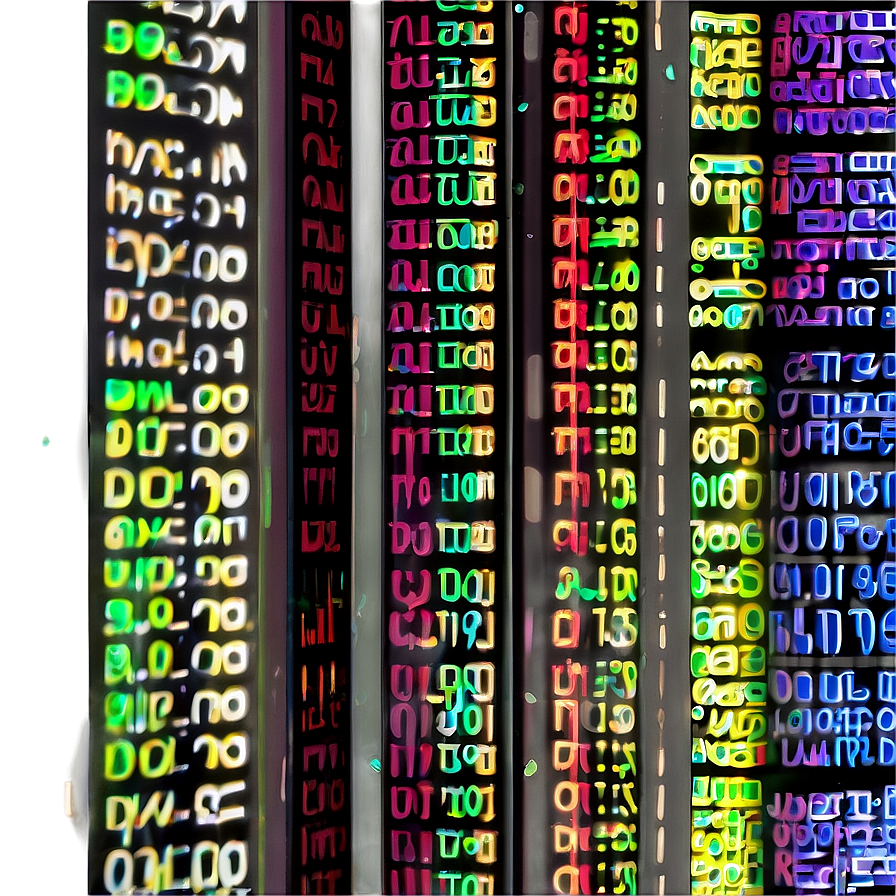 Matrix Code Web Of Data Png 69 PNG
