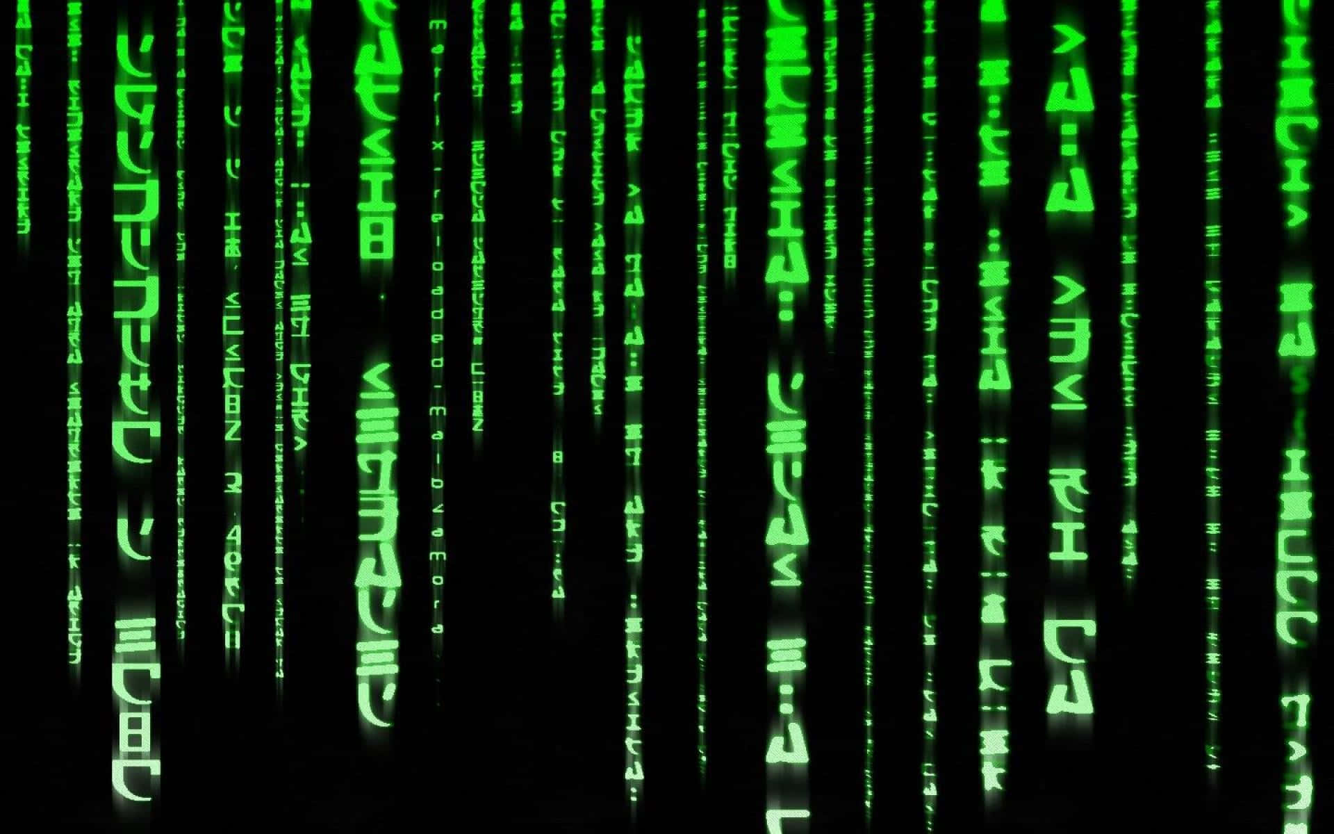 "The Matrix Code" Wallpaper