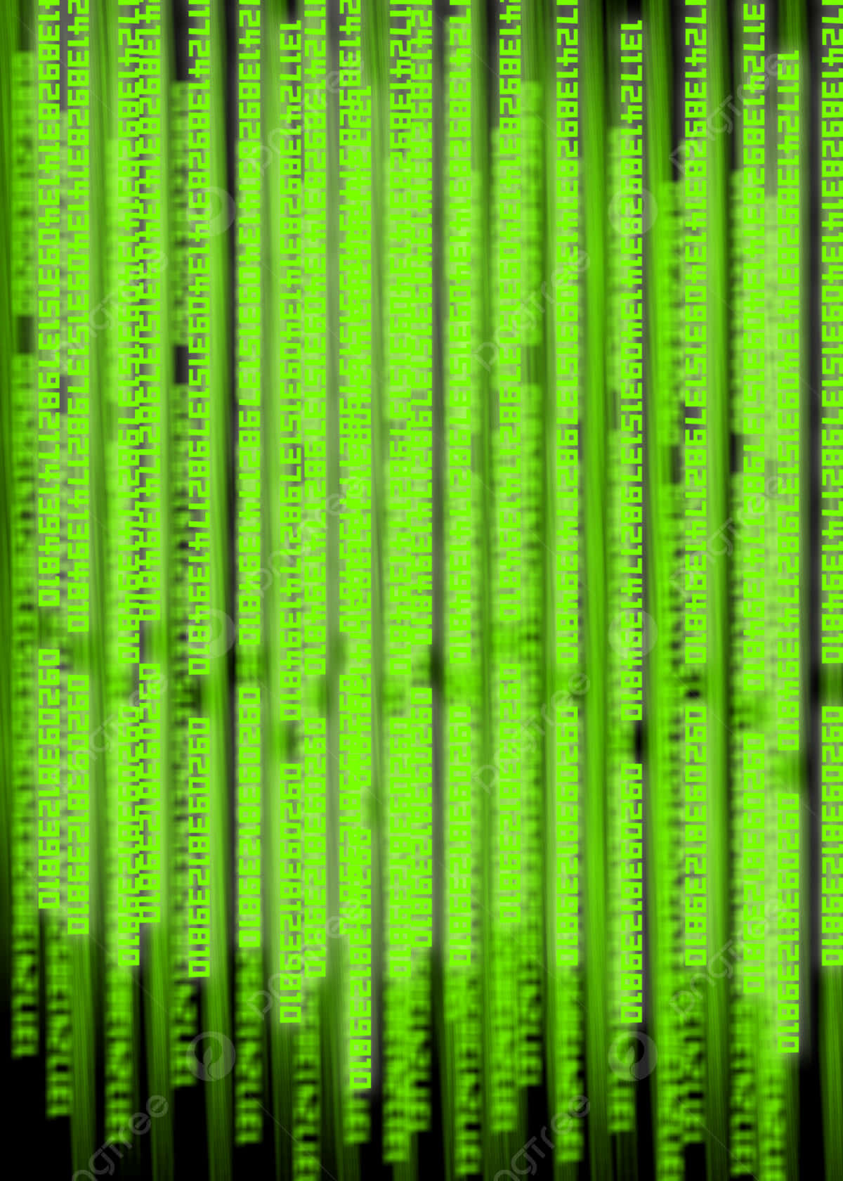 Green Binary Code Background Wallpaper