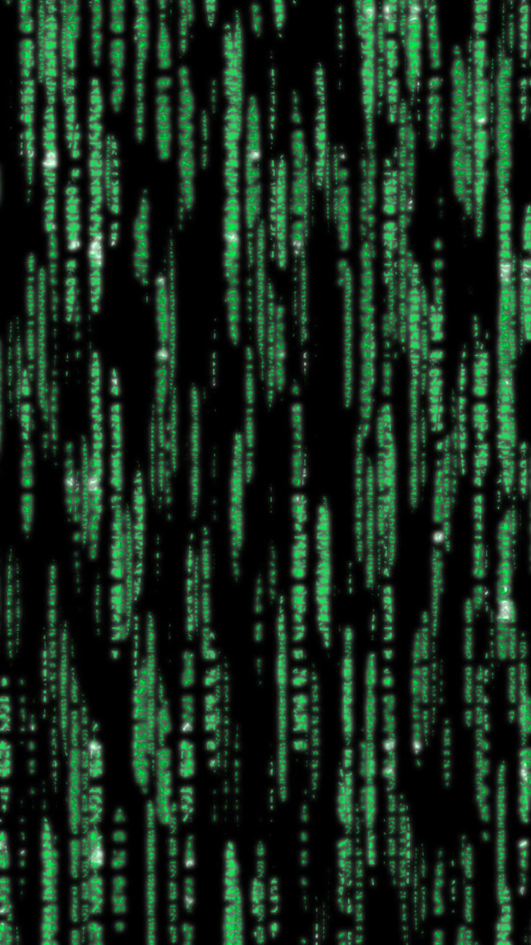 Den matrix kode vises i grøn Wallpaper