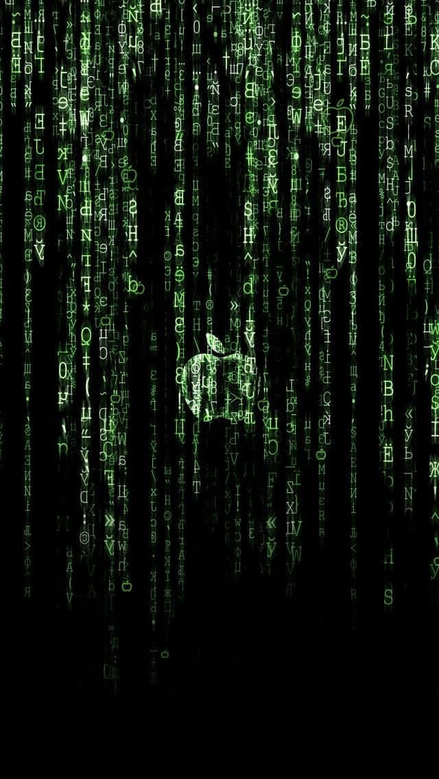 The Matrix Iphone all dressed up ready for an adventure Wallpaper