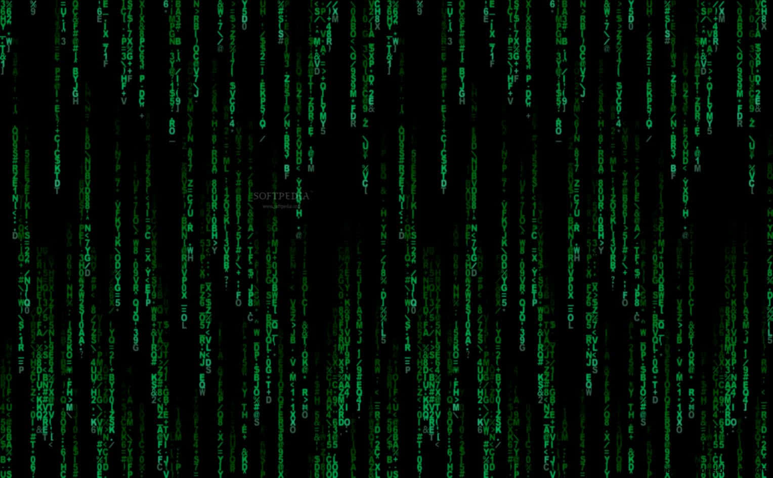 Bildskärmenzooma In På Matrix Tapeten.