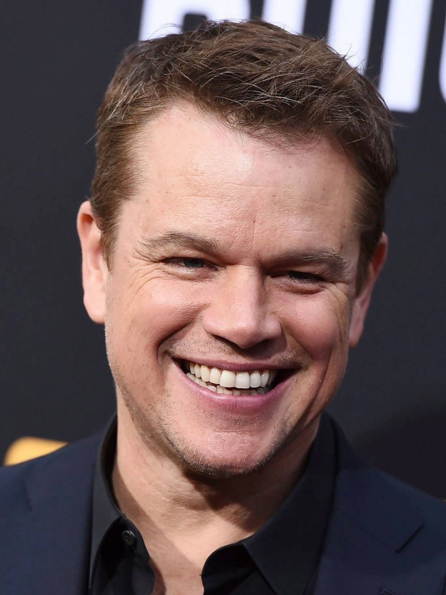 Matt Damon Cute Smile Wallpaper