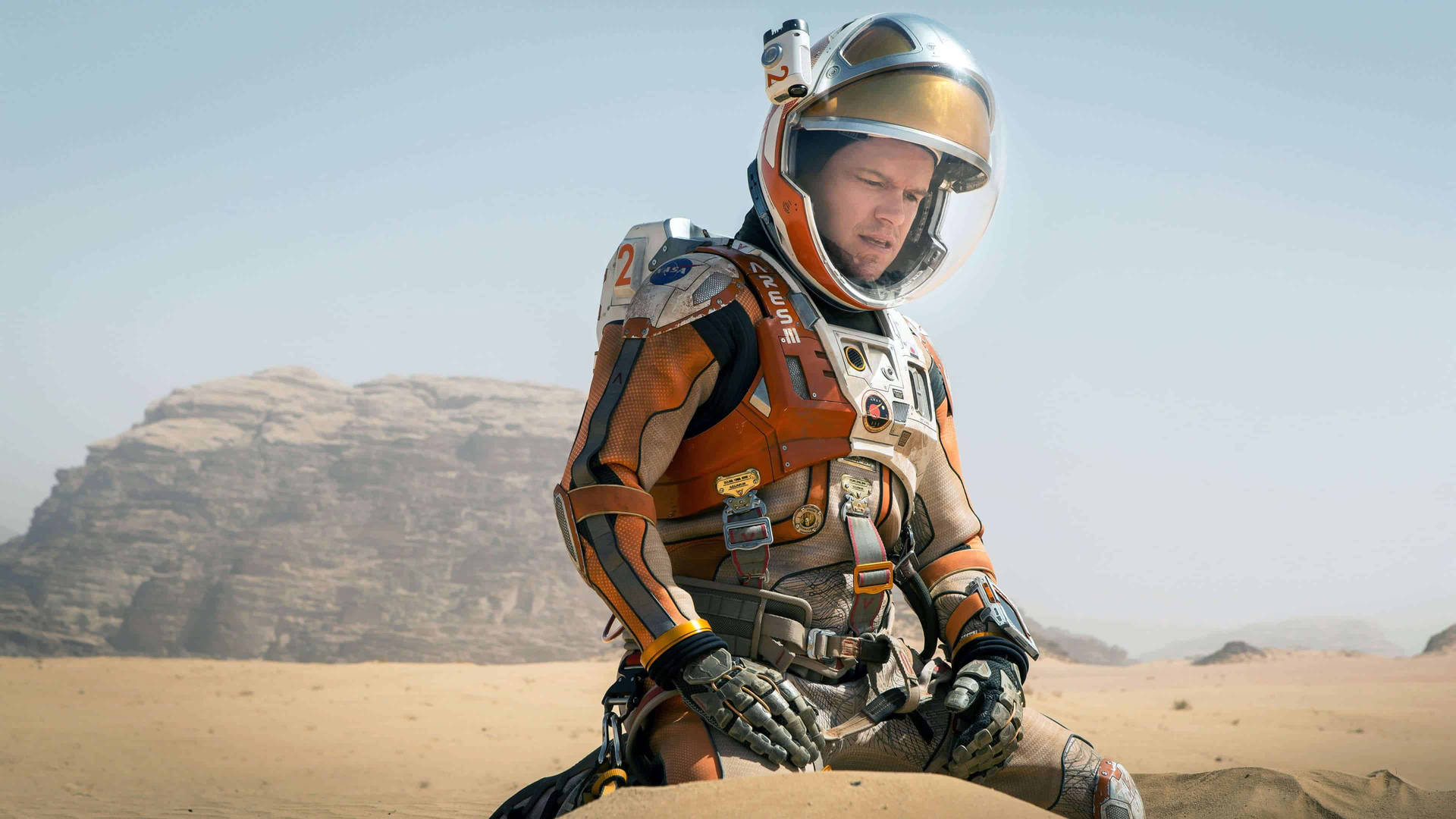 Matt Damon In The Martian Film Wallpaper