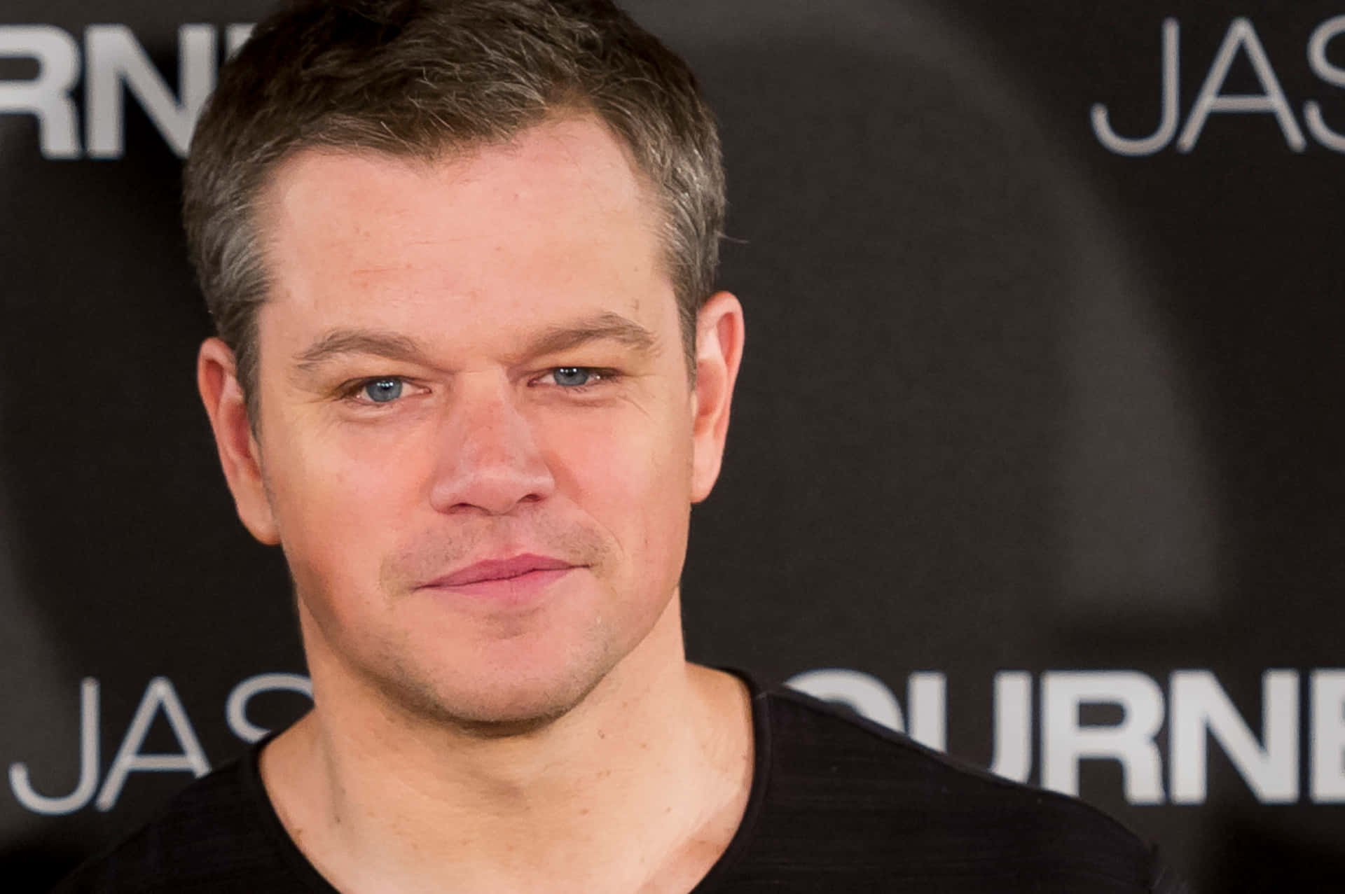 Matt Damon På Jason Bourne Arrangement Bakgrunnsbildet