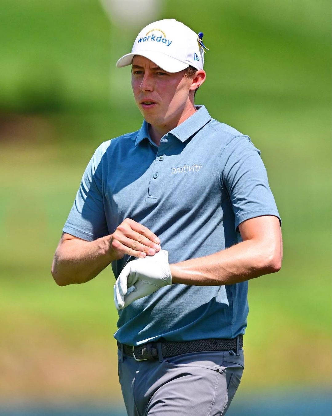 Matt Fitzpatrick Wearing Golf Glove Wallpaper