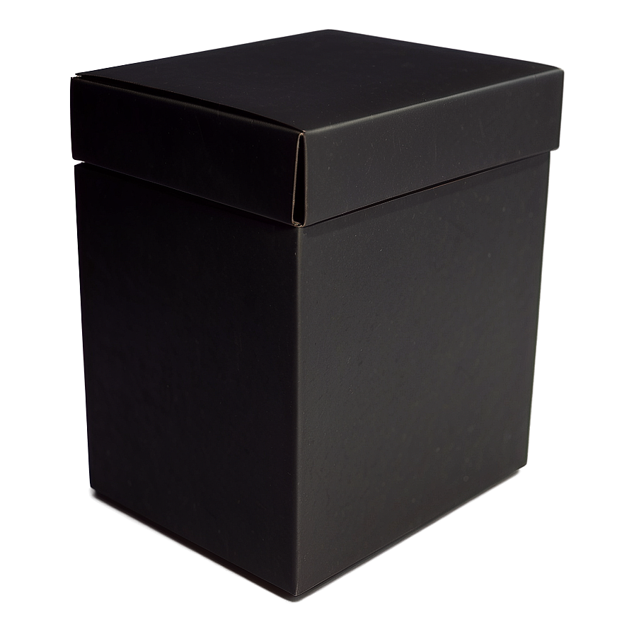 Matte Black Box Png 05252024 PNG