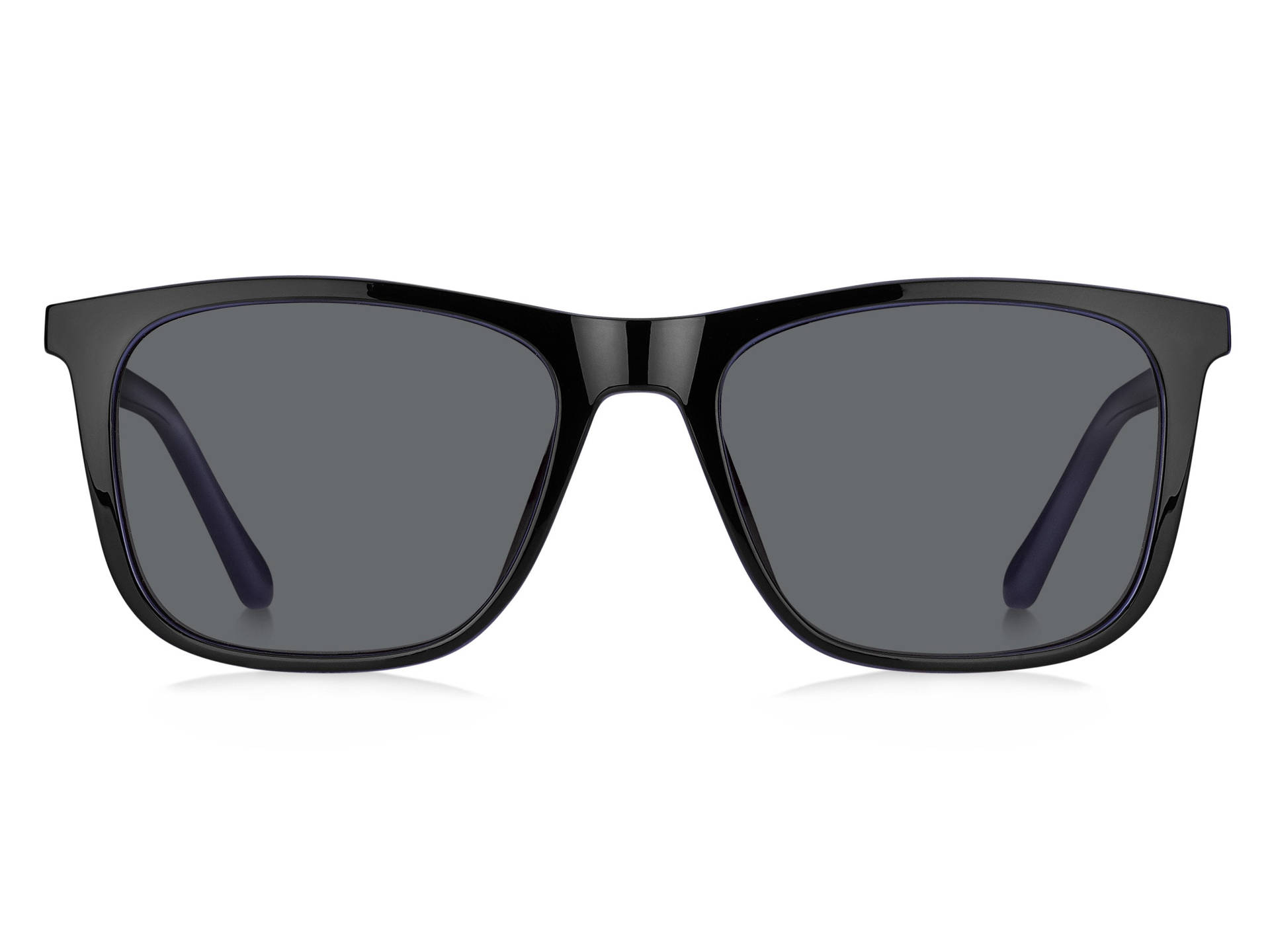 Luxurious Matte Black Fossil Sunglasses Wallpaper