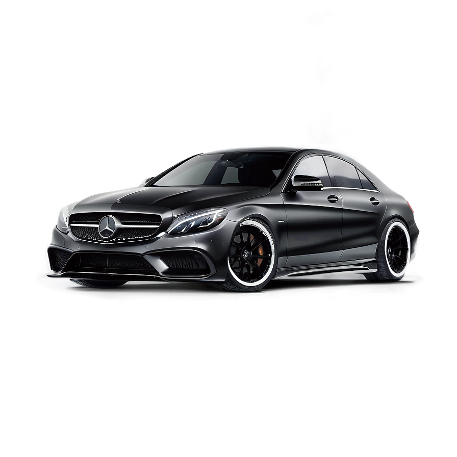 Download Matte Black Mercedes Png 37 | Wallpapers.com