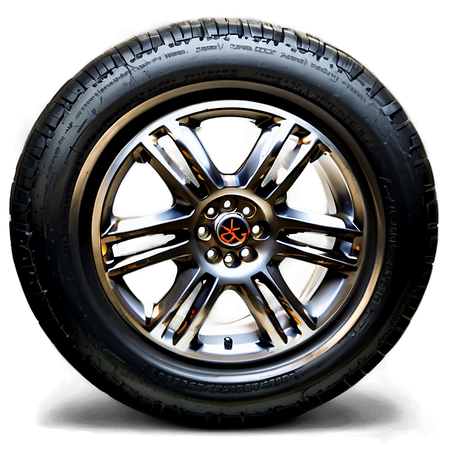 Matte Car Wheel Png 06122024 PNG