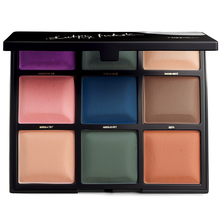 Matte Finish Makeup Palette Png 05252024 PNG