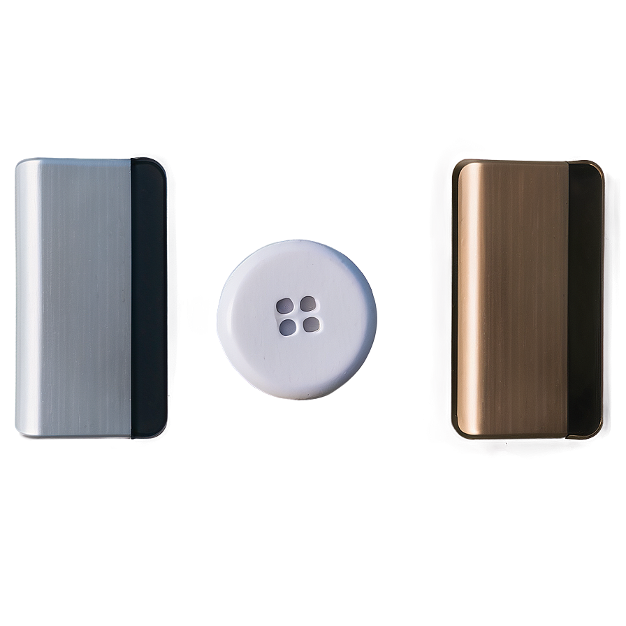 Matte Finish White Button Png 06272024 PNG