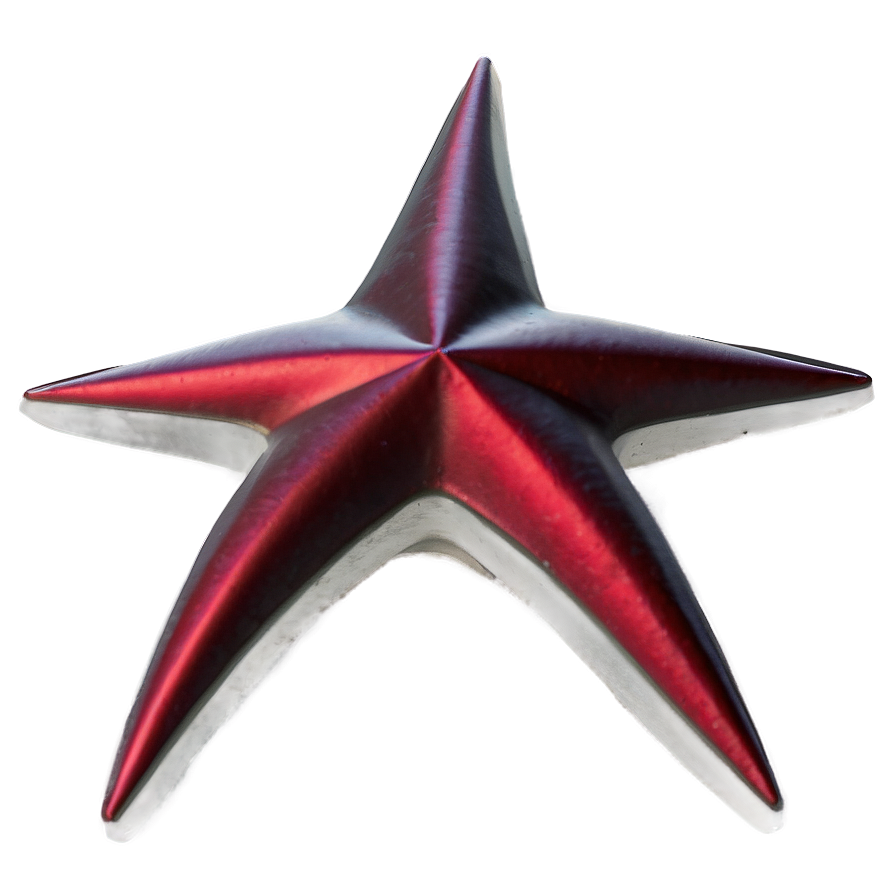 Matte Red Star Png Uwc PNG