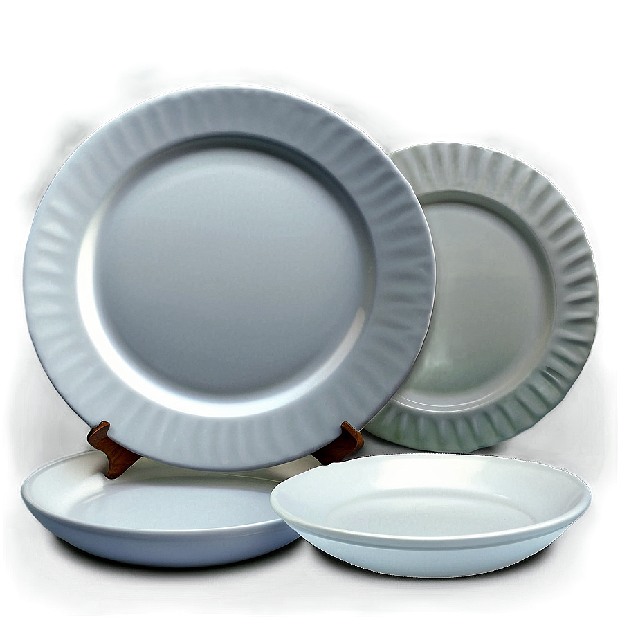 Matte White Plate Png Rnb49 PNG