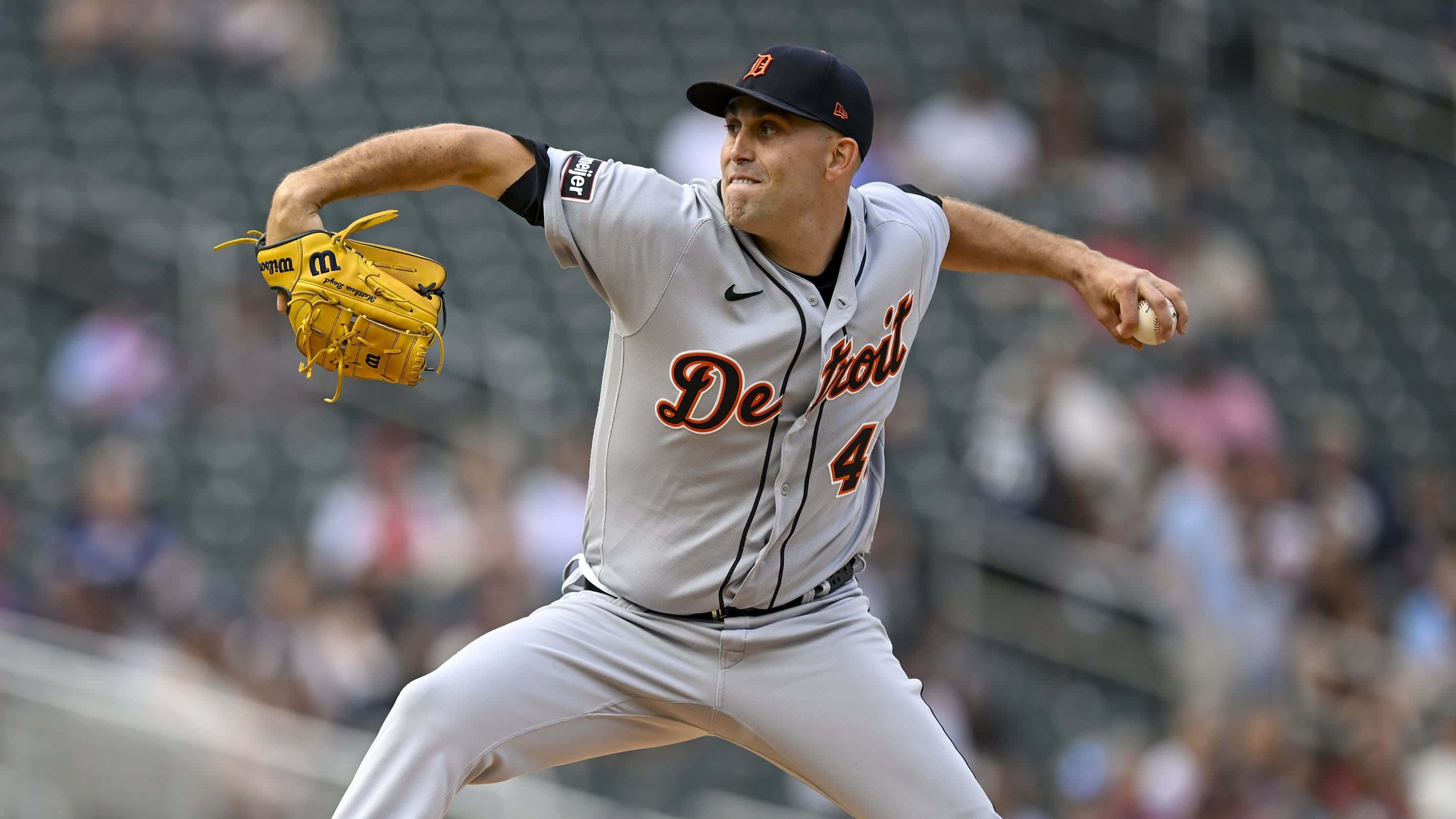 Matthew Boyd Pitching In A Baseball Game For The Detroit Tigers Wallpaper