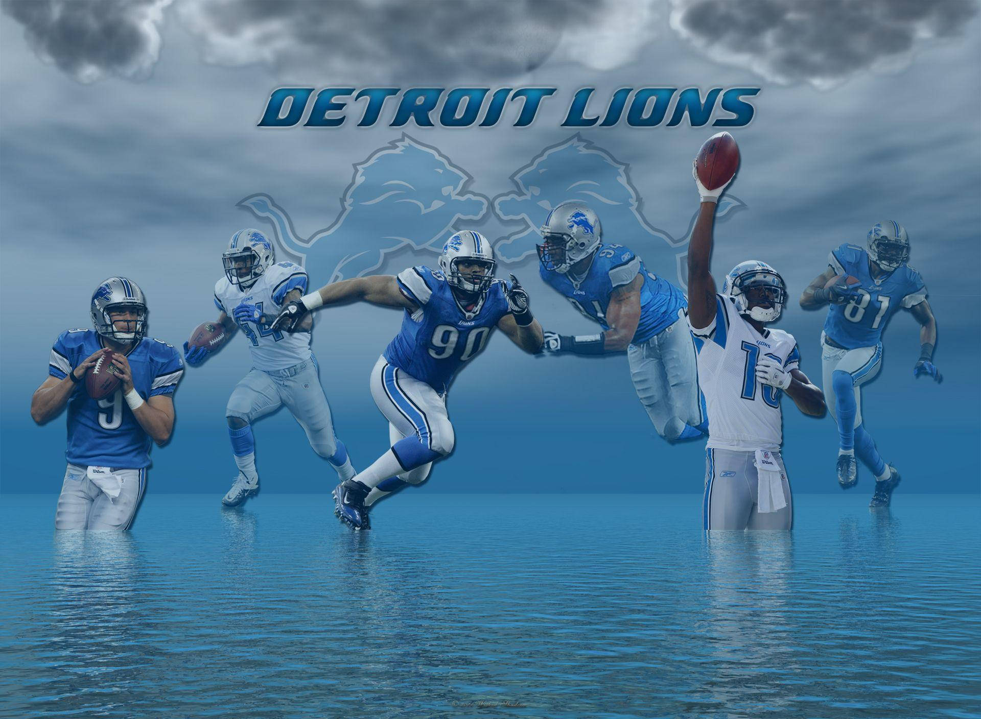 Matthewstafford Ist Ein Spieler Der Detroit Lions Im American Football. Wallpaper
