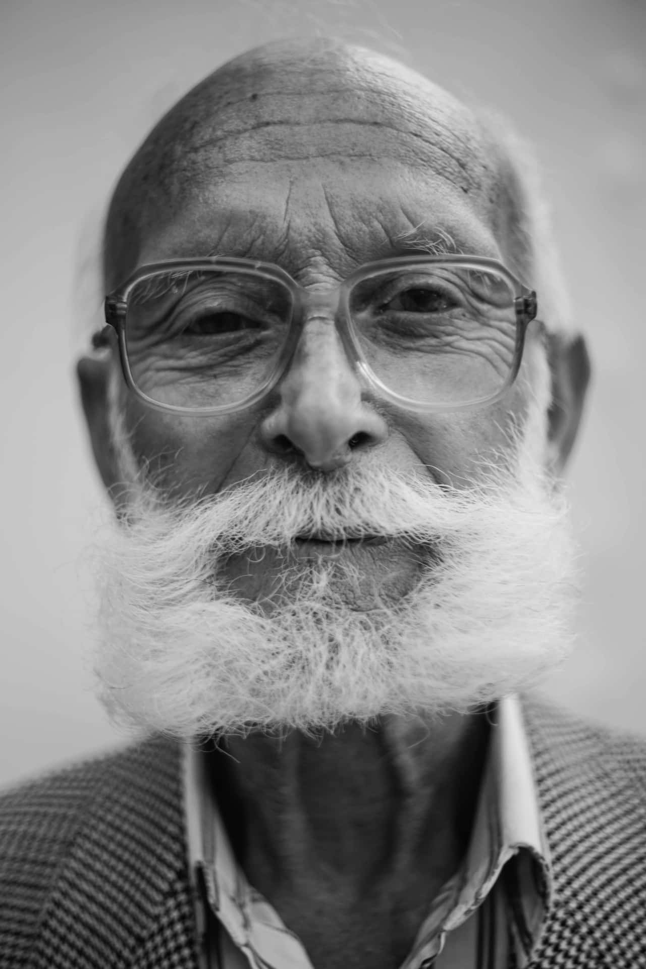 Mature Man With Boxed Beard Wallpaper
