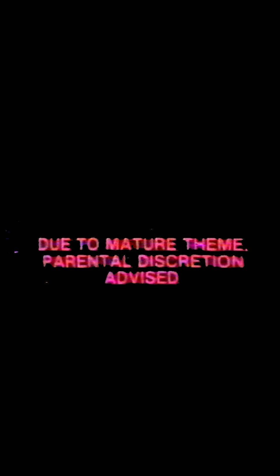 Mature Theme Parental Discretion Dark Grunge Aesthetic Wallpaper