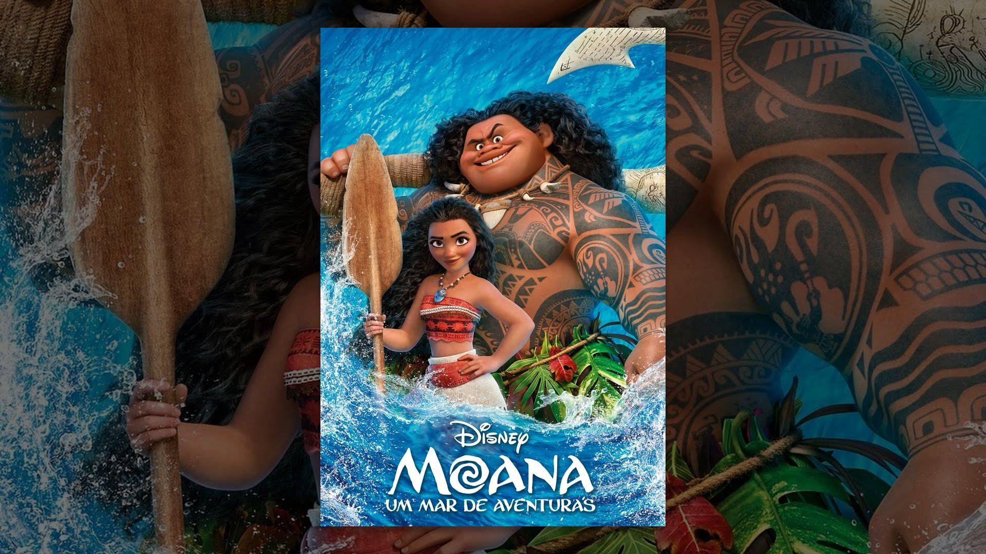 Maui Moana Movie Poster Wallpaper
