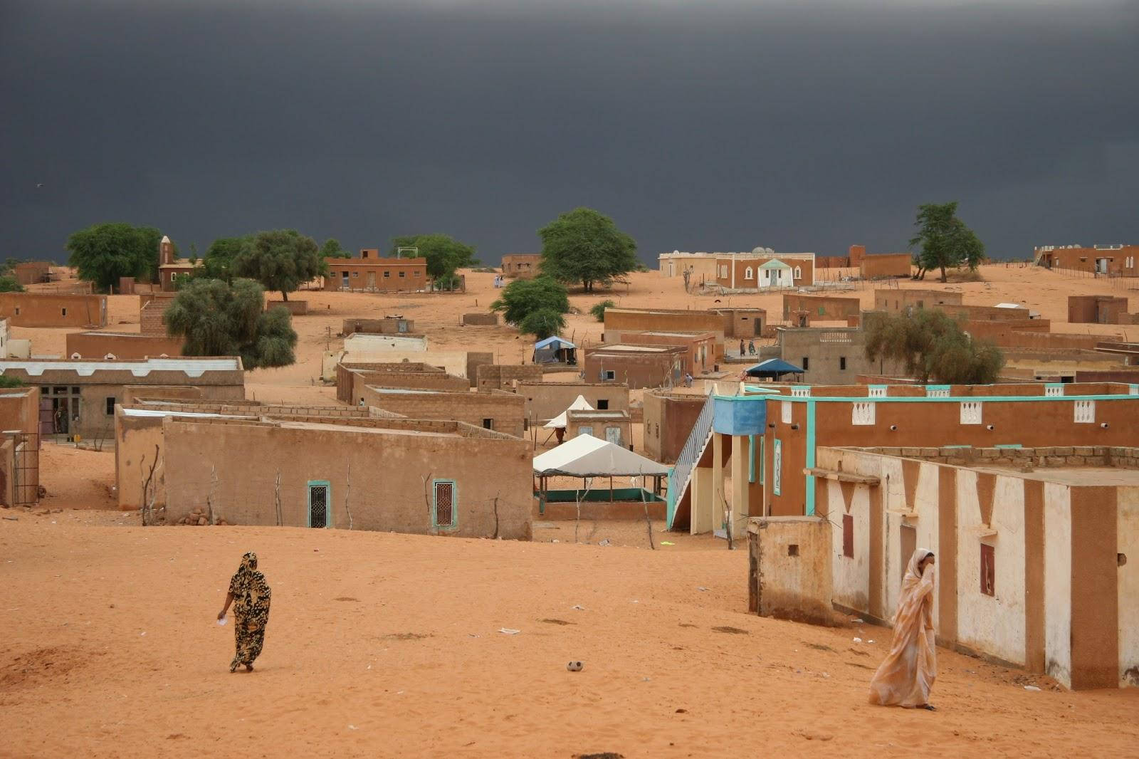 Mauritania Bareina Village Background
