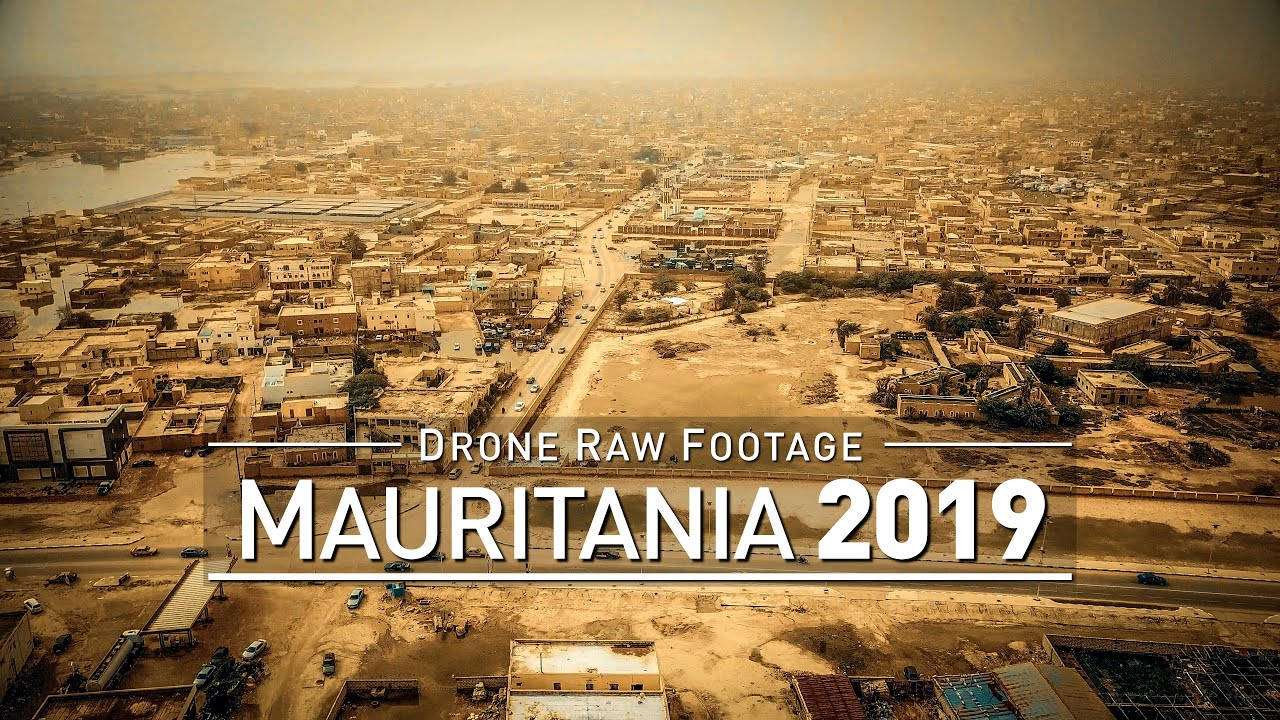 Mauritania Drone Raw Footage 2019 Background