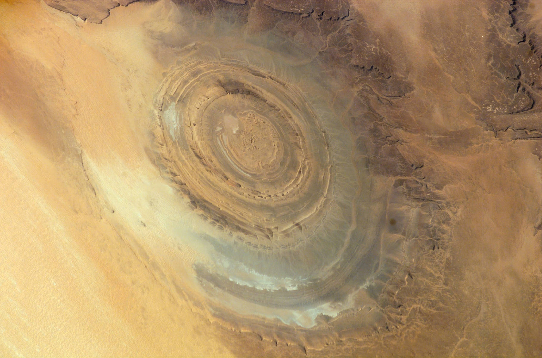 Mauritania Richat Structure Wallpaper