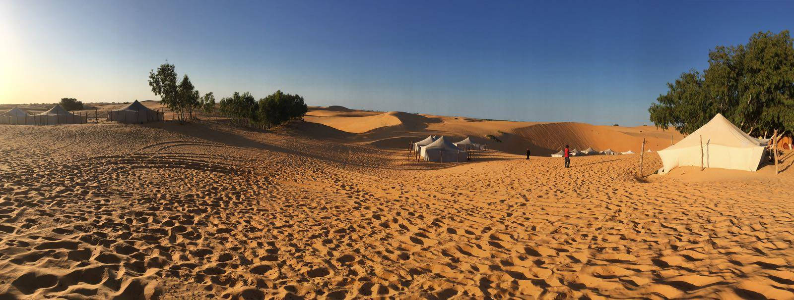 Mauritanischeszelt In Der Wüste Wallpaper
