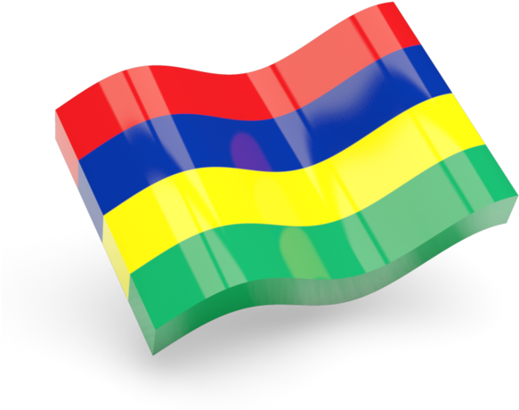 Mauritius Flag Waving PNG