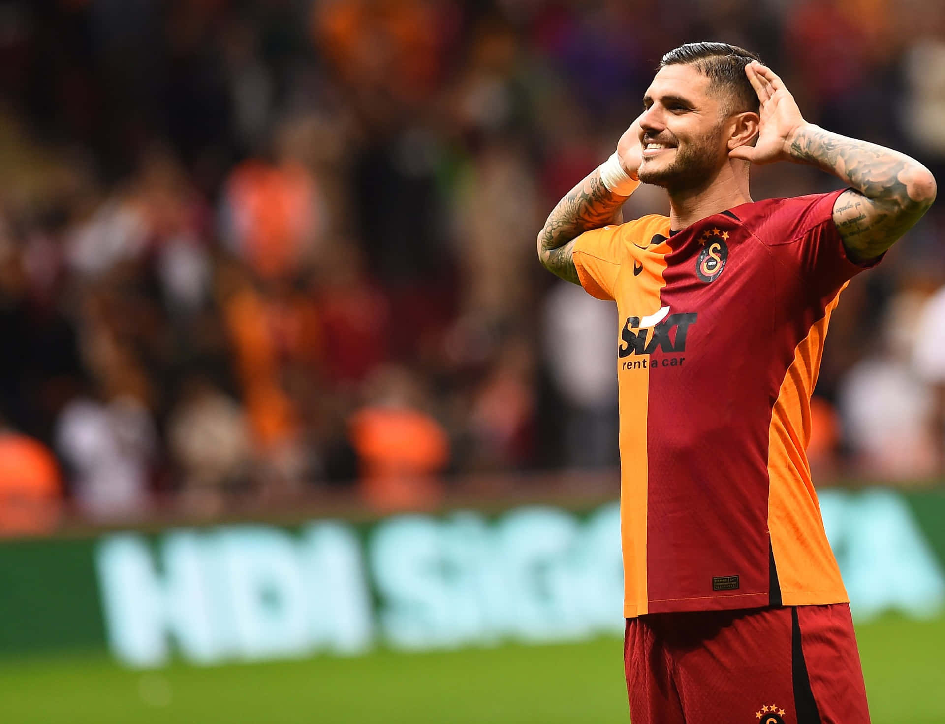 Mauro Icardi Celebration Galatasaray Wallpaper