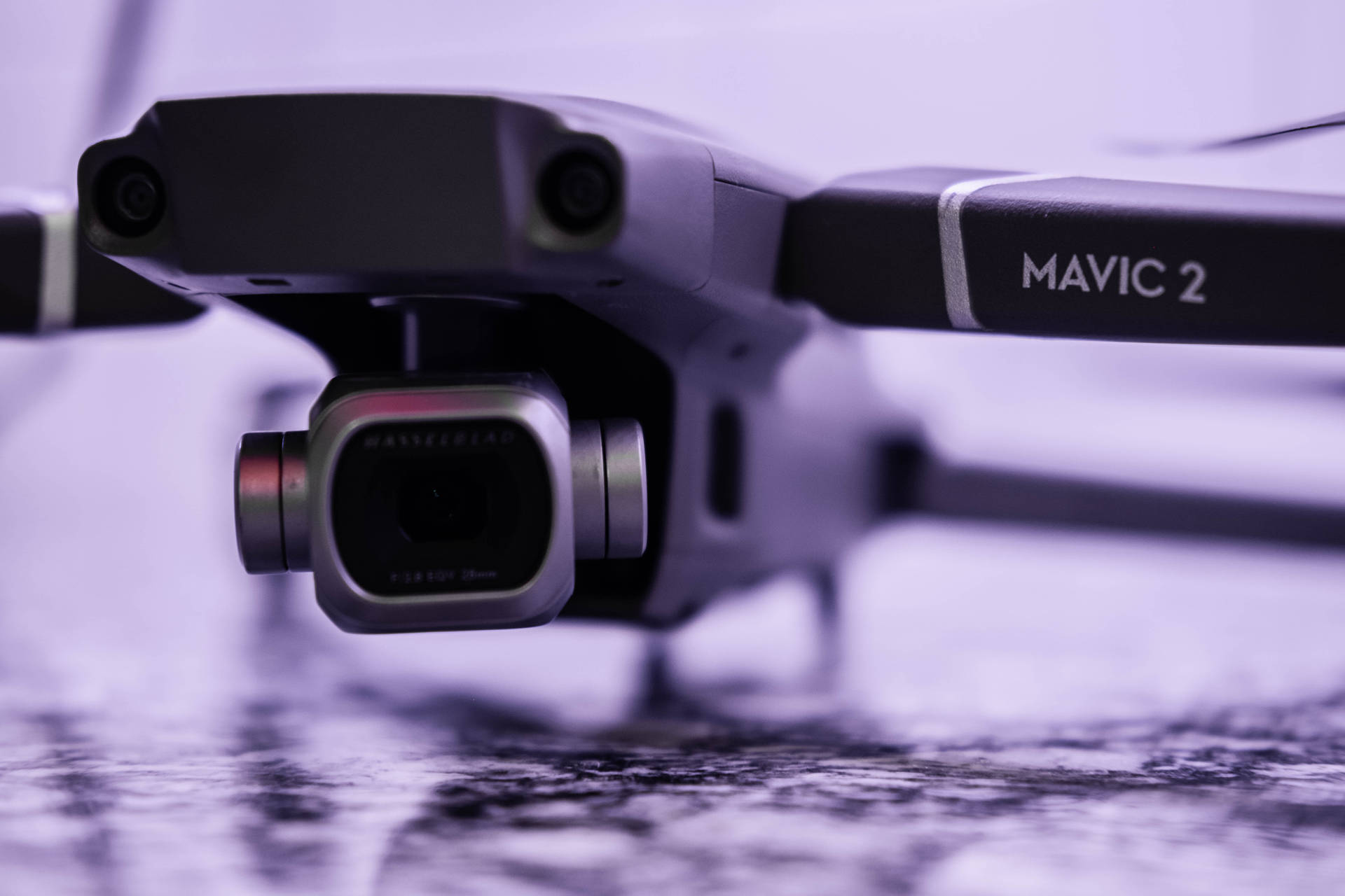Mavicwebcam Gran Lente Drone Fondo de pantalla