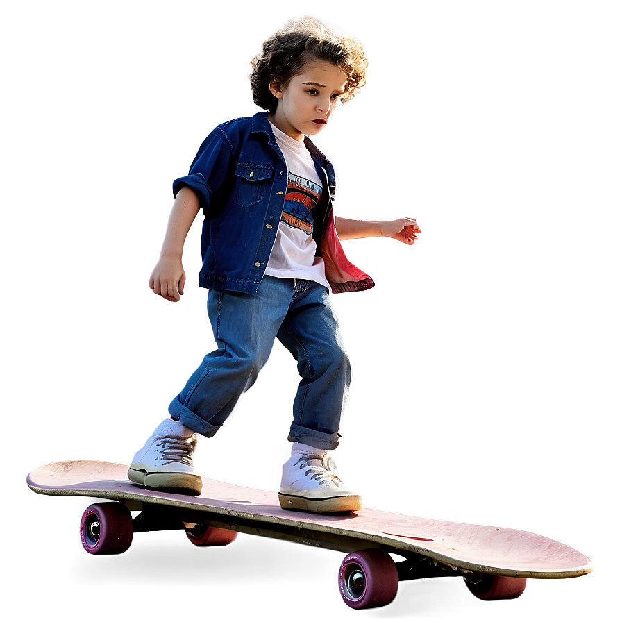 Max Skateboarding Stranger Things Png 12 PNG