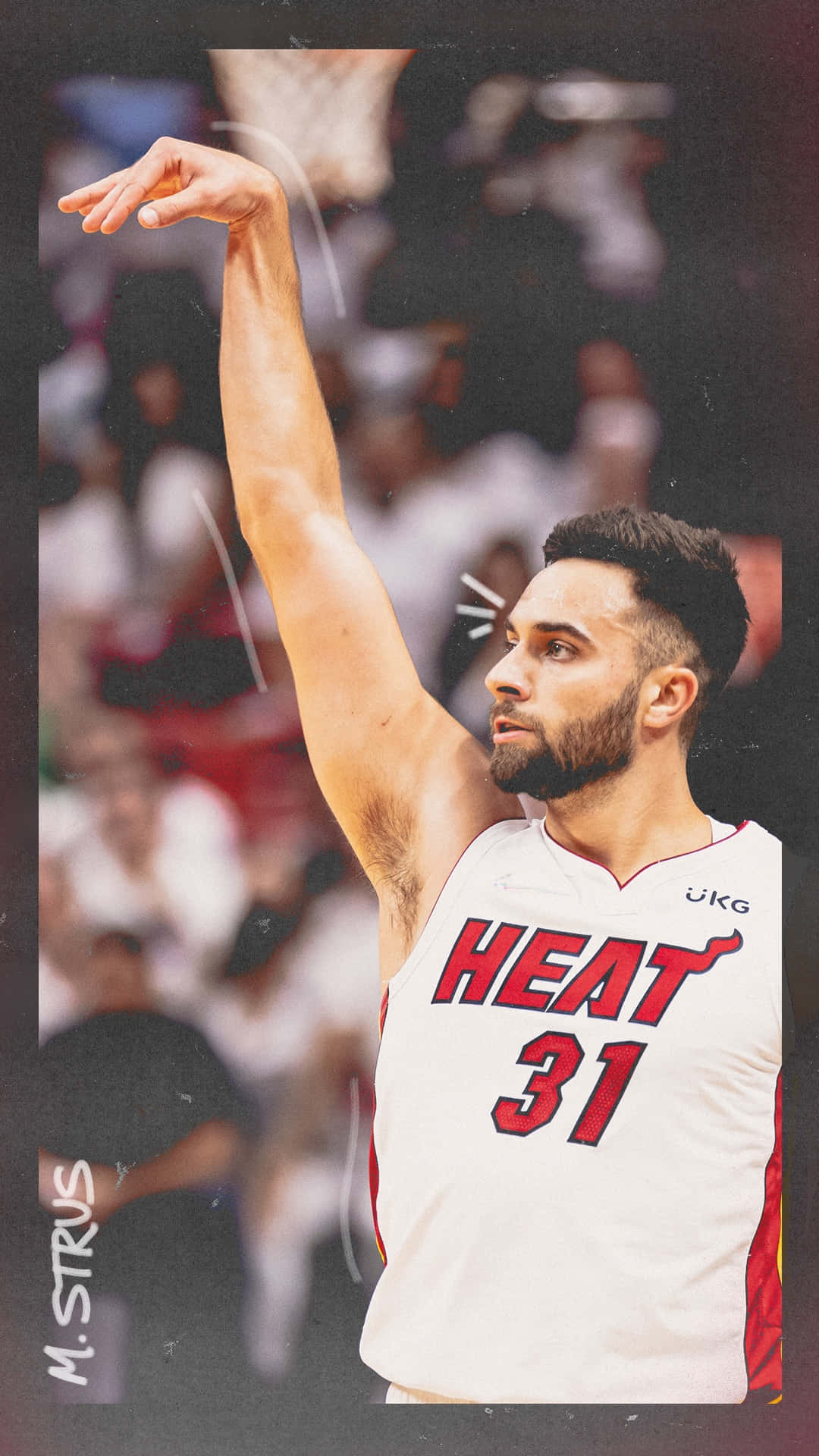 Max Strus Miami Heat Basketball Player Wallpaper