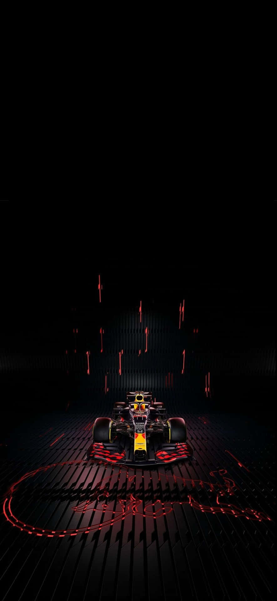Max Verstappen speeding in his Formula 1 racing car
