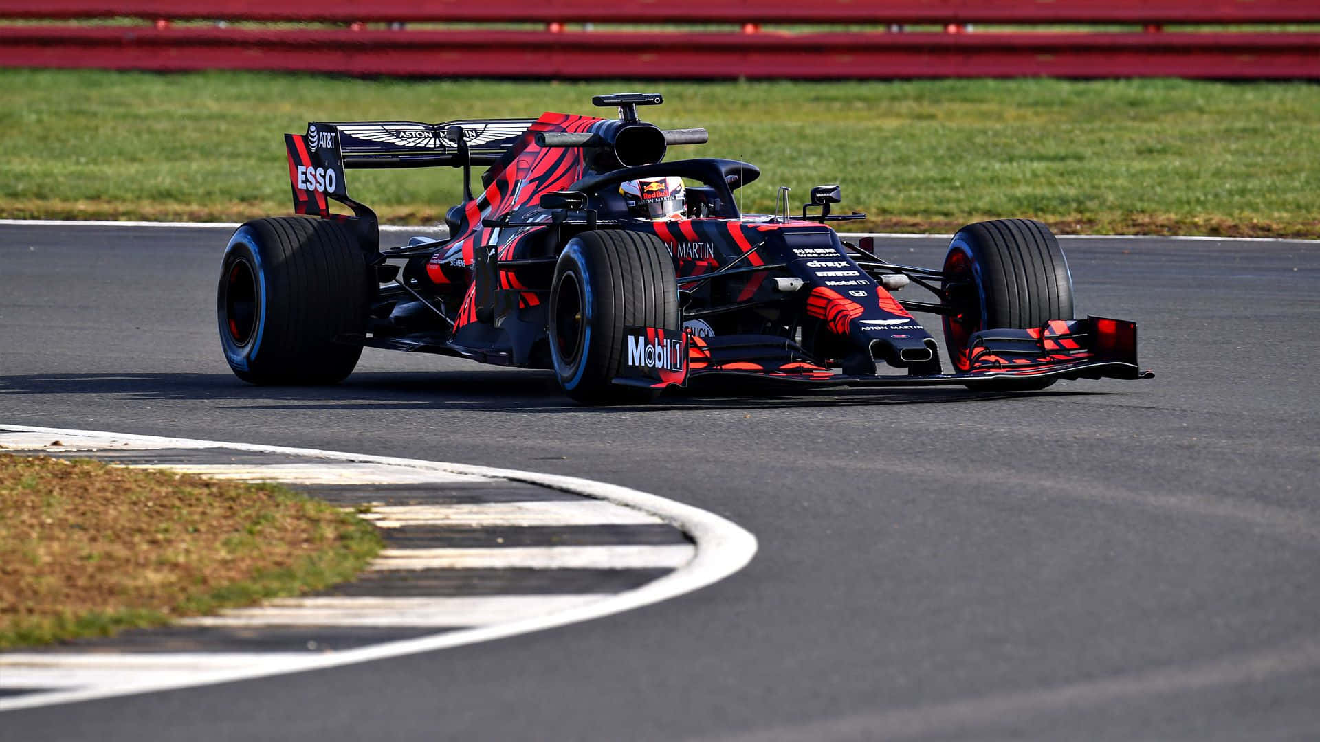 Max Verstappen Speeding in His Racing Car