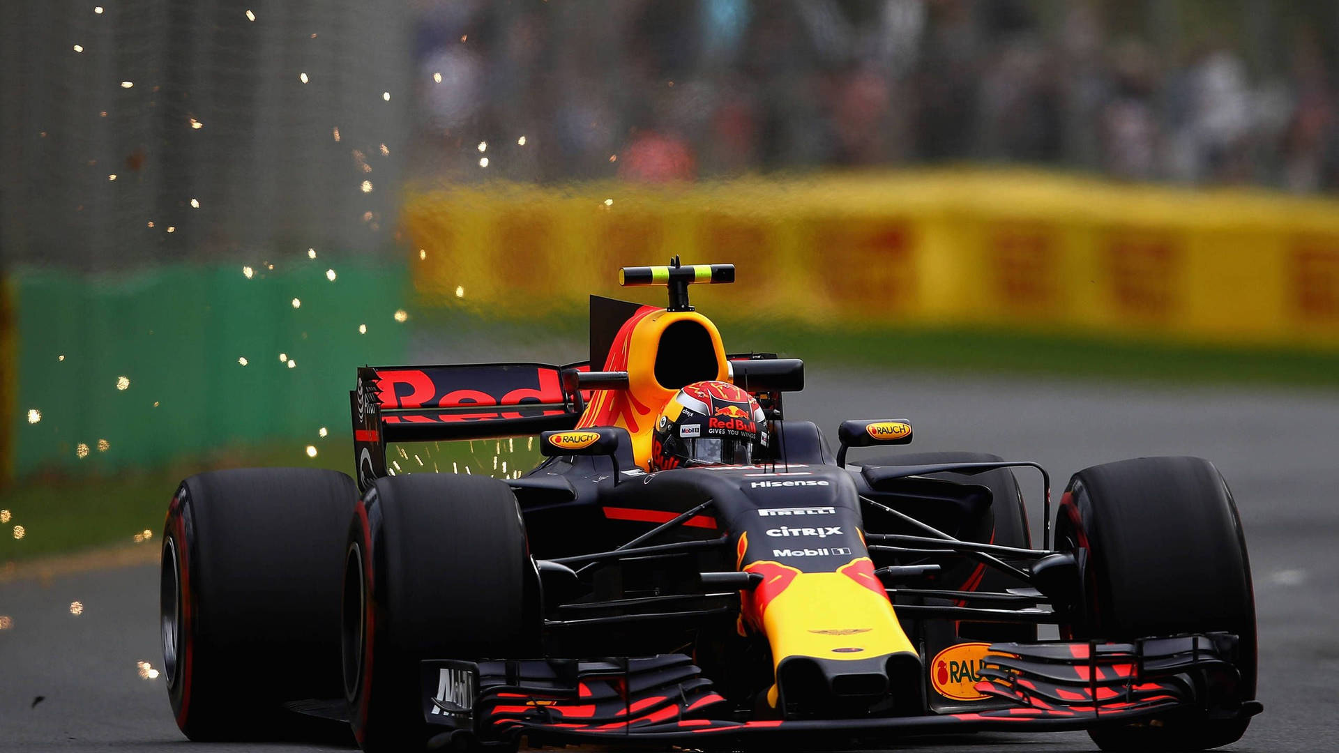 Max Verstappen Dominates the Australian Grand Prix Wallpaper